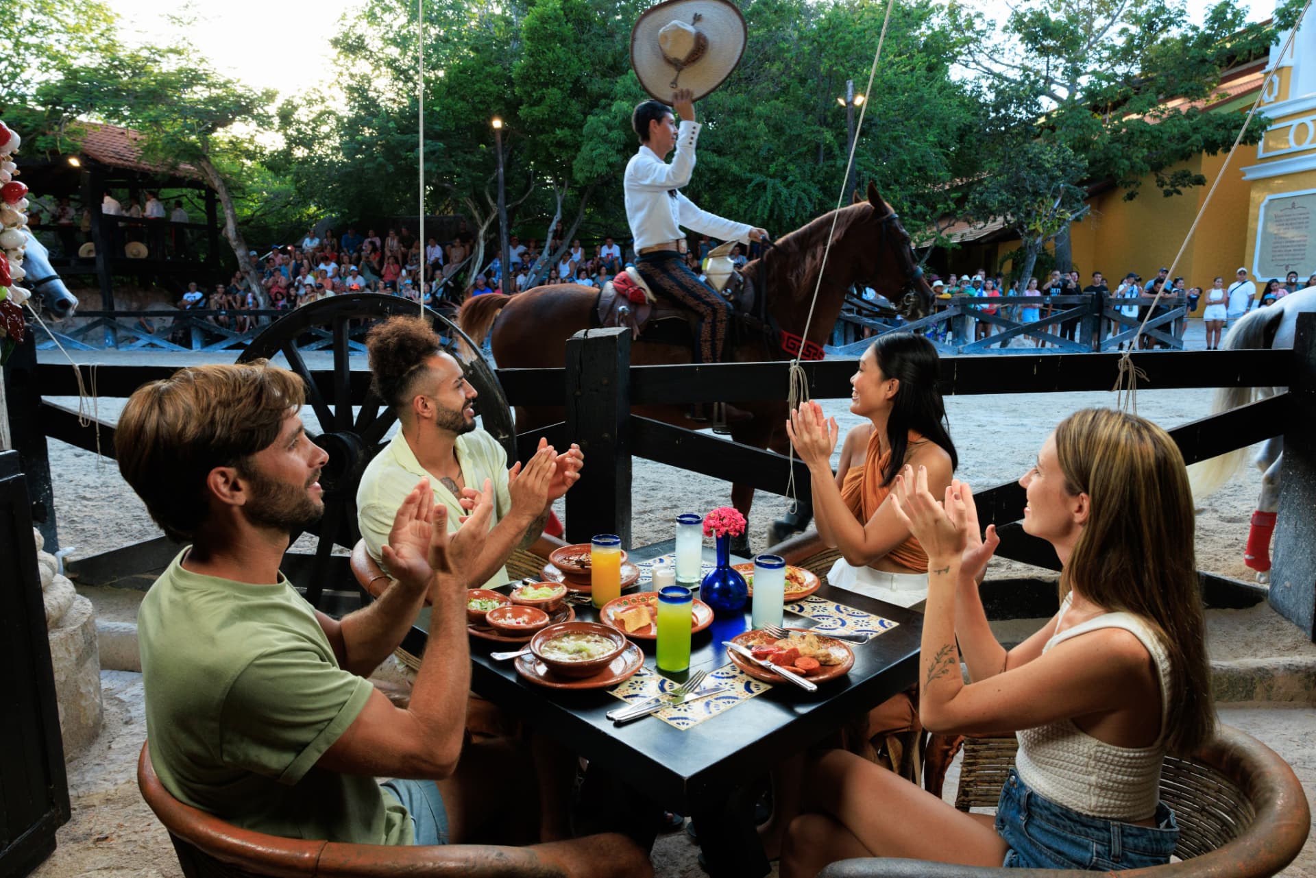 Experiencia gastronómica al aire libre en La Cocina de Xcaret